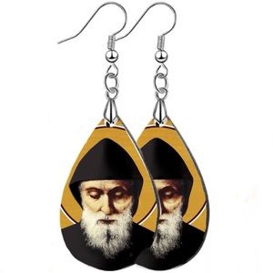 Catholic Saint Charbel Earrings